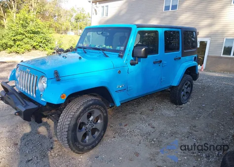 2017 Jeep Wrangler Unlimited Sahara из США, поврежденный, VIN 1C4BJWEGXHL680871